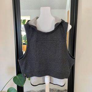 Joy Lab Charcoal Gray Cropped Hoodie